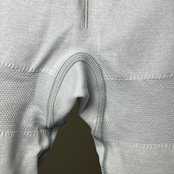 Gymshark Flex Light Grey Marl Black Leggings Large - Picture 6 of 6